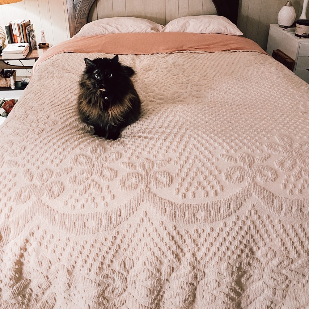 Vintage Chenille Bed Cover